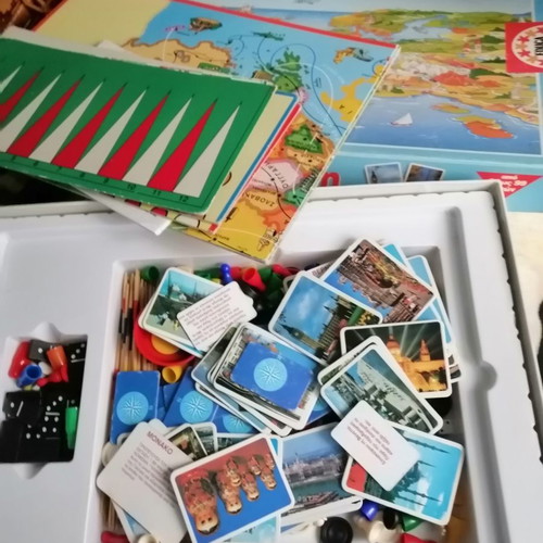 Discover Europe board game used