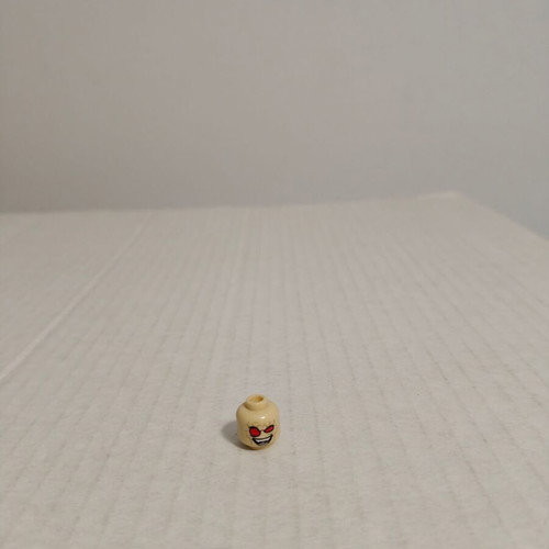 Evil Lego head with red eyes used