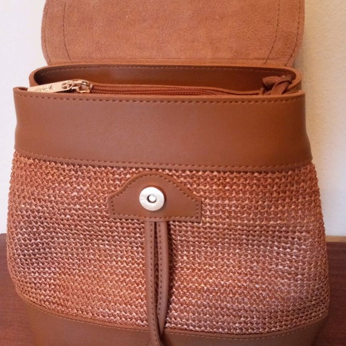 Verde tan backpack bag like new