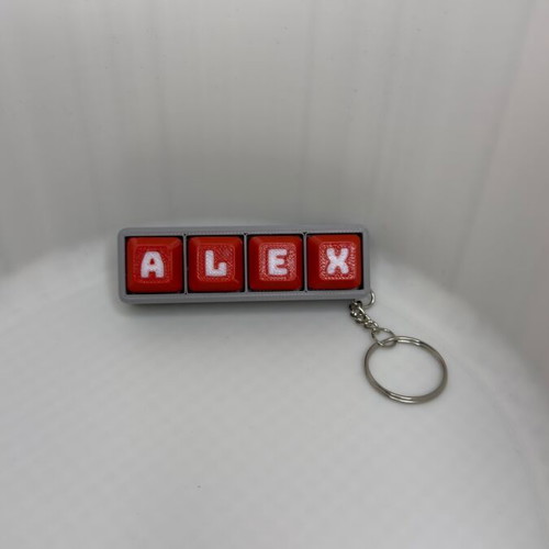 Personalized Keychain Clicker Keyboard like new
