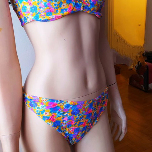 Printed bikini used, size M-L