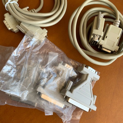 Retro cables and adapters pack Serial RS-232 D-Sub like new
