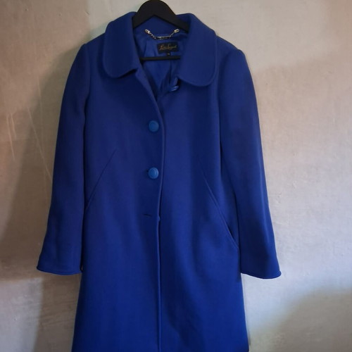 Luisa Spagnoli wool coat like new, royal blue, size M