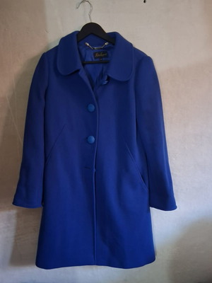 Luisa Spagnoli wool coat like new, royal blue, size M