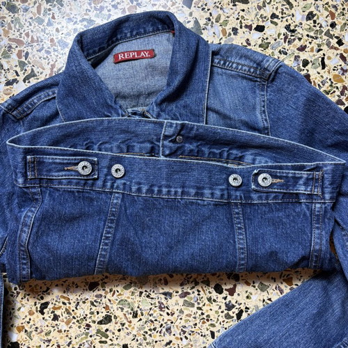 Replay Denim Jacket Medium Blue Like New