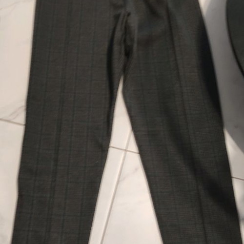 Zara elastic winter pants new, size M with gray, black and blue details