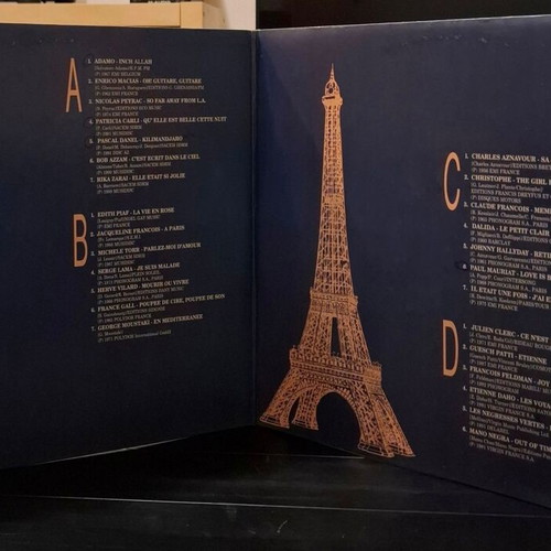 A Paris 2xLP vinyl used, pop compilation