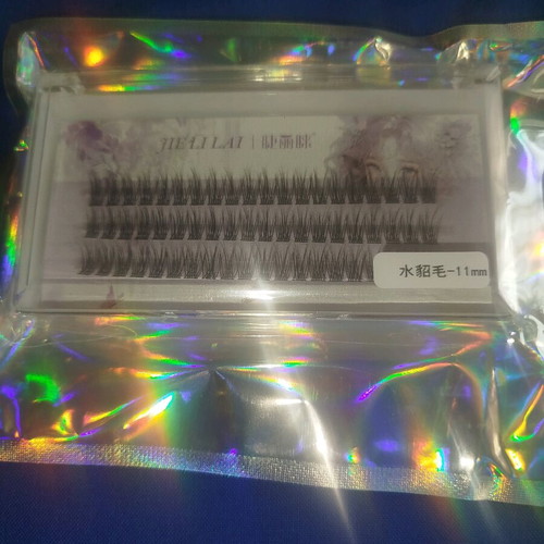 Jie Li Lai eyelashes 60 clusters 11mm new