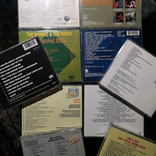 CD pack of 10 pop, rock and soul discs, new
