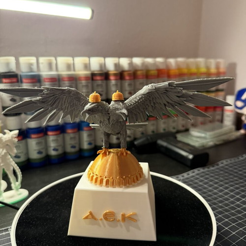 AEK double-headed eagle 3D printed decoration 13x20