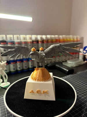 AEK double-headed eagle 3D printed decoration 13x20