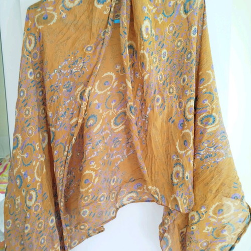 Scarf used with pattern