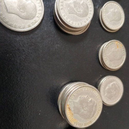 Drachma coins used, pack of 63 from Pavlos and Konstantinos era
