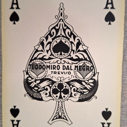 Dal Negro Treviso Vintage Double Deck Plastic Playing Cards used