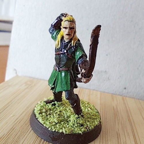 Legolas Greenleaf metal miniature used, Games Workshop Lord of the Rings