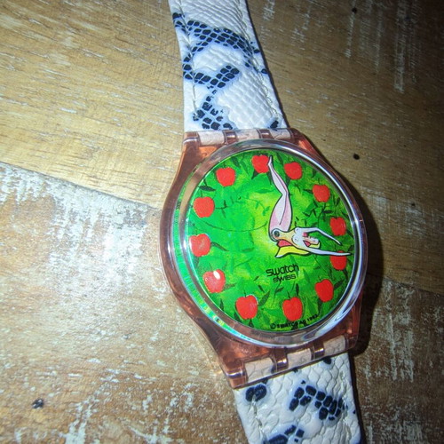 Swatch GP108 First Adam & Eve wristwatch 1994