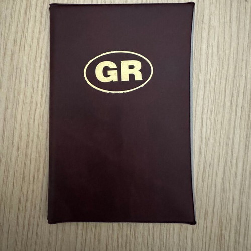 Driving license holder like new, brown