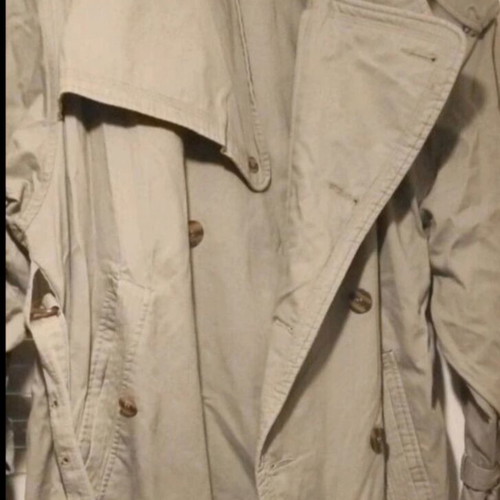 Oversized khaki trench coat like new, vintage, size 6XL