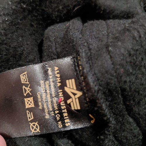 Alpha Industries sport pants size XL like new, black and red