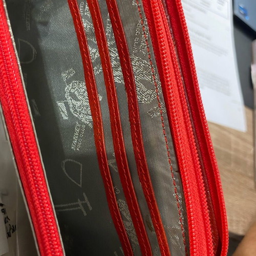 Polo Club leather wallet red new unused
