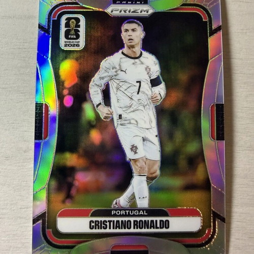 2026 Panini Prizm World Cup Cristiano Ronaldo Silver Sticker #367 Portugal