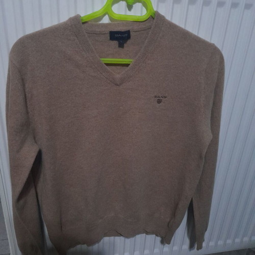 Gant men's wool sweater like new, beige, size L