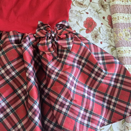 H&M dress like new, red, sizes 134-140 cm