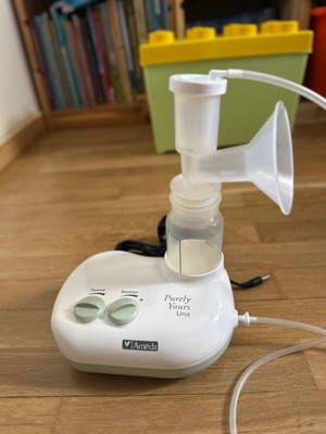 Ameda breast pump used with unused spare part