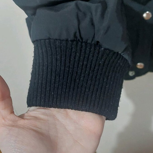Women's bomber used, black, Pull and Bear