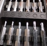 Small screwdrivers set with 24 bits new in case
