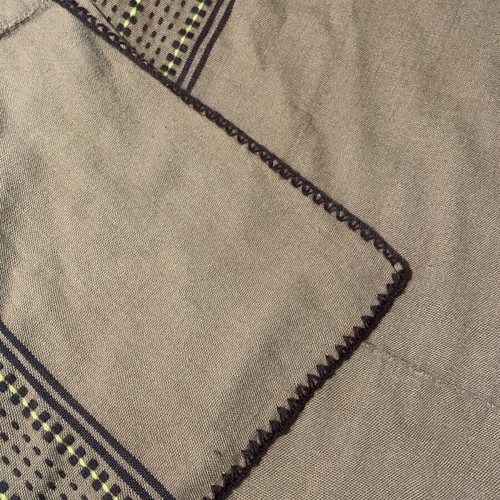 Woven blanket new, all-wool on the loom