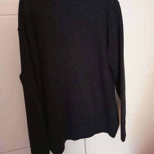 Seal men's knitted cardigan XL black like new