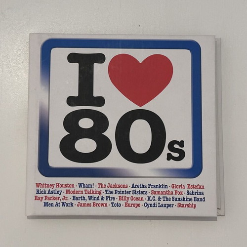 I Love 80s CD κασετίνα, 4 CD