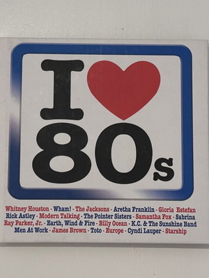 I Love 80s CD κασετίνα, 4 CD