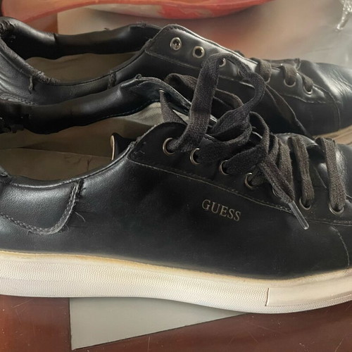 Guess leather casual shoes used, size 46, black