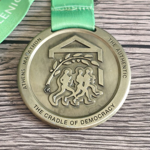Athens Marathon 39th Authentic Medal 2022 5K used