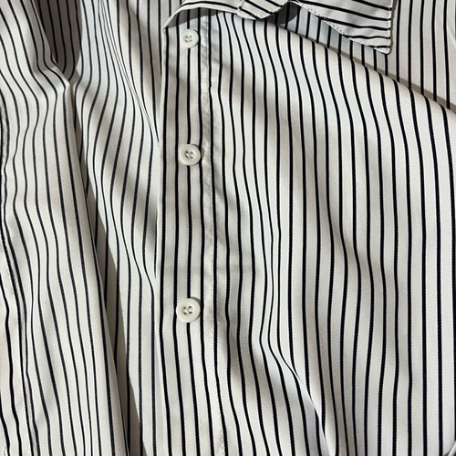 Women's striped shirt like new, white with black stripes
