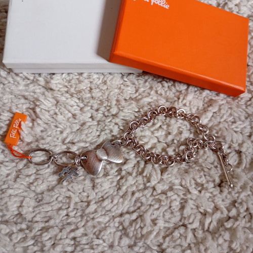 Folli Follie silver bracelet with bow new