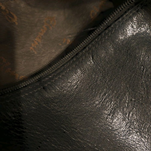 Elmani leather bagpack backpack used with minimal visible wear