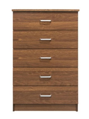 Chest of drawers with 5 drawers, like new
