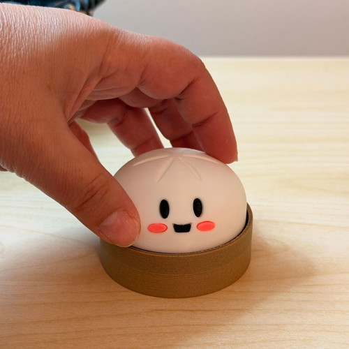 Squishy Dumpling Clicker 3D printed fidget toy made to order