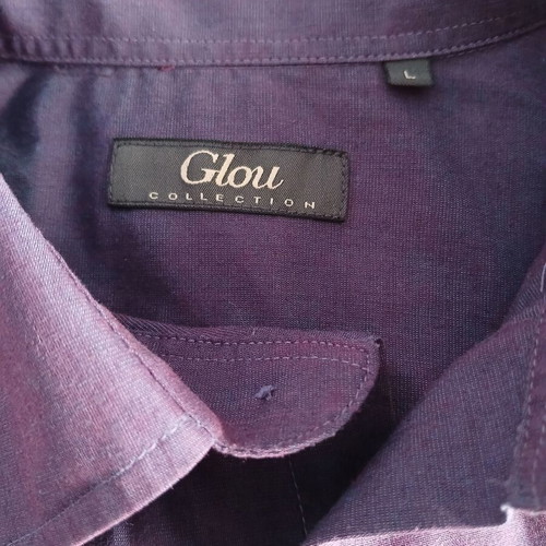Glou men's shirt purple melange size L used