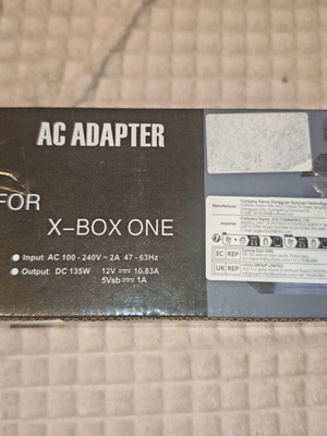 AC Adapter 135W for Xbox One Power Supply 12V 10.83A new