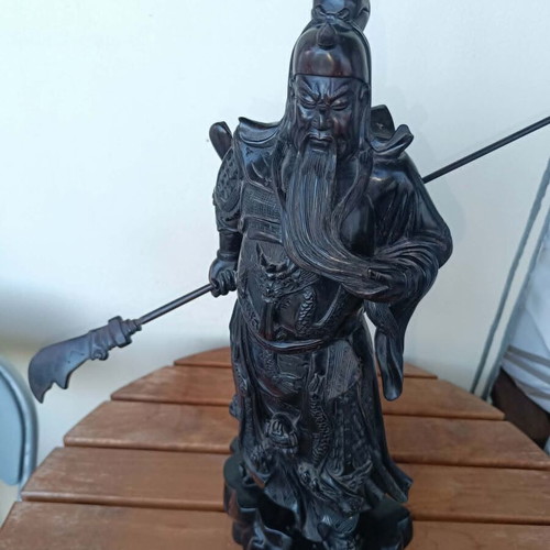 Guan Yu statue handmade, large 48 cm, like new