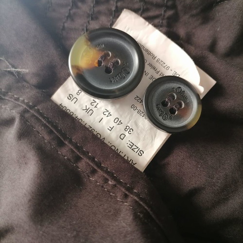 S. Oliver women's jacket new, size L, dark brown, medium with belt