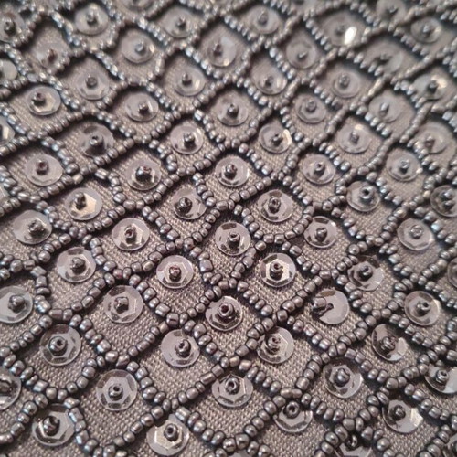 Wallet like new, small beaded black