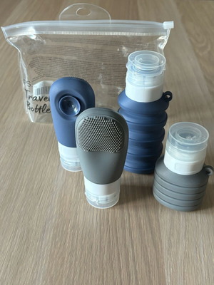 Travel bottle set of 4 pieces new