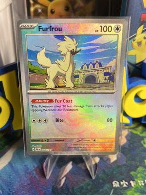 Furfrou PRE Pokeball Reverse Pokemon card new