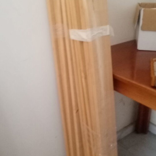 Wooden bed 1.5 size used, without mattress