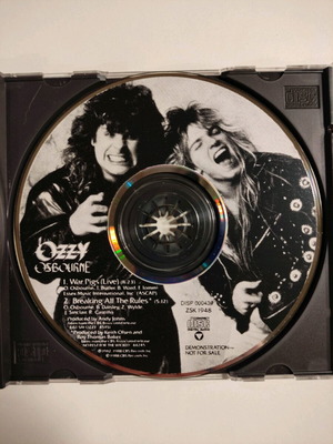 Ozzy Osbourne Live Pigs Promo CD like new, metal
